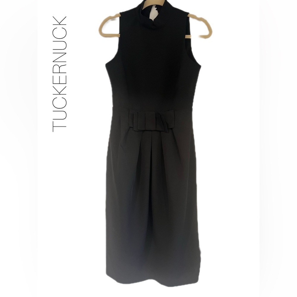 Tuckernuck Black Claudia Dress with bow details new  | M - Picture 2 of 6